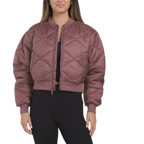 UNDER ARMOUR Jackets & Blazers - UNDER ARMOUR maroon Heritage Bomber Jacket